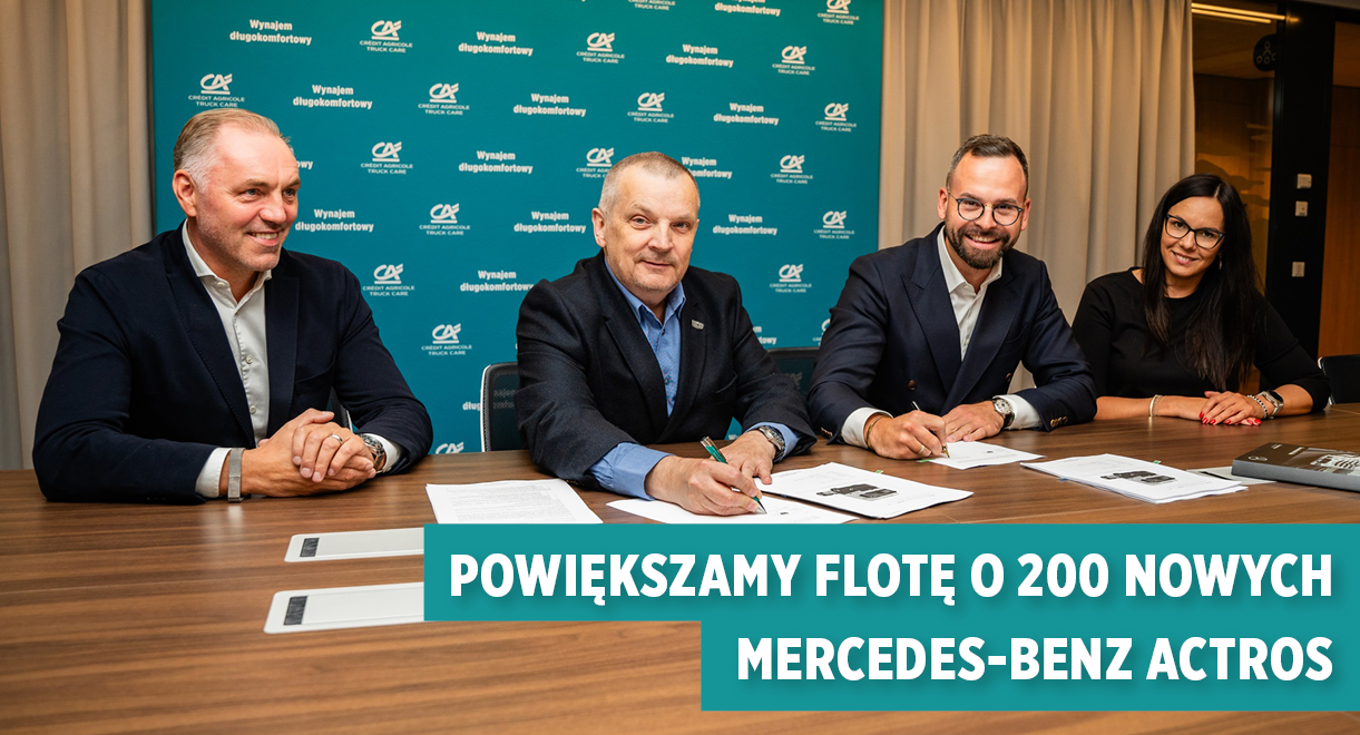 Wynajem długoterminowy: 200 nowych Actrosów dla Truck Care